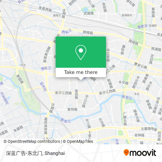 深蓝广告-东北门 map