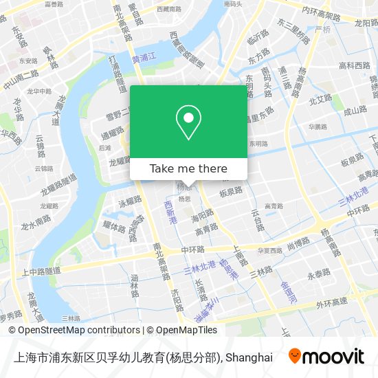 上海市浦东新区贝孚幼儿教育(杨思分部) map