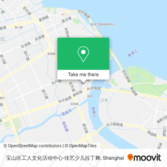 宝山区工人文化活动中心-佳艺少儿拉丁舞 map