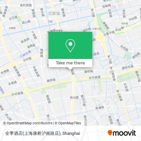 全季酒店(上海康桥沪南路店) map
