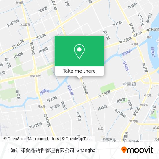 上海沪泽食品销售管理有限公司 map