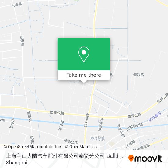 上海宝山大陆汽车配件有限公司奉贤分公司-西北门 map