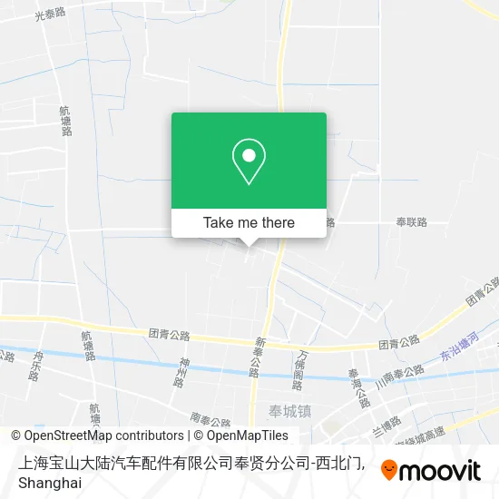 上海宝山大陆汽车配件有限公司奉贤分公司-西北门 map
