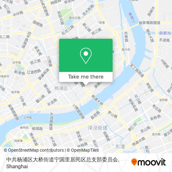 中共杨浦区大桥街道宁国里居民区总支部委员会 map