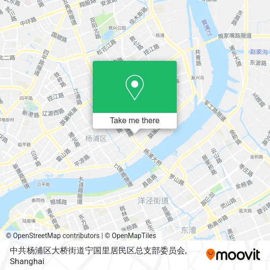 中共杨浦区大桥街道宁国里居民区总支部委员会 map