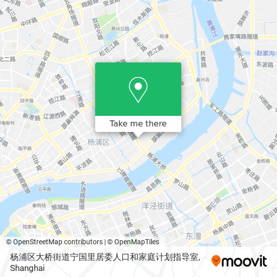 杨浦区大桥街道宁国里居委人口和家庭计划指导室 map