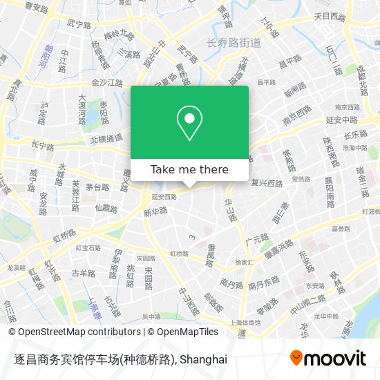 逐昌商务宾馆停车场(种德桥路) map