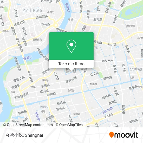 台湾小吃 map
