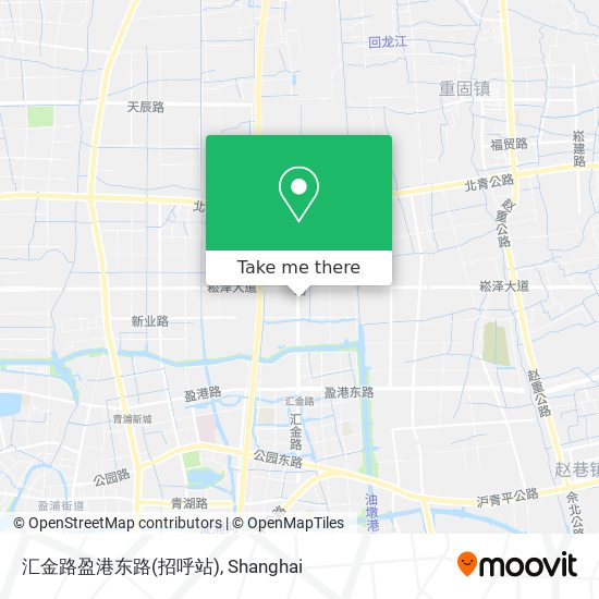 汇金路盈港东路(招呼站) map