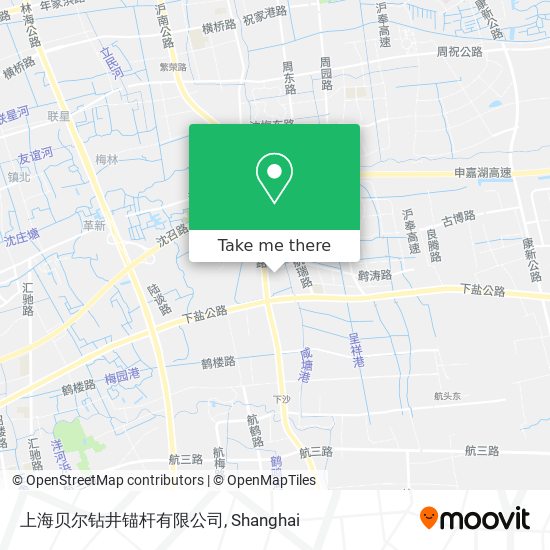 上海贝尔钻井锚杆有限公司 map