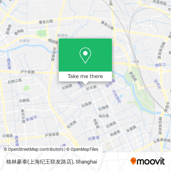 格林豪泰(上海纪王联友路店) map