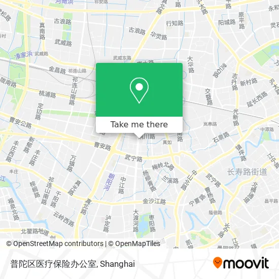 普陀区医疗保险办公室 map