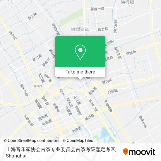 上海音乐家协会古筝专业委员会古筝考级嘉定考区 map