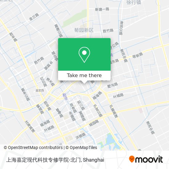 上海嘉定现代科技专修学院-北门 map
