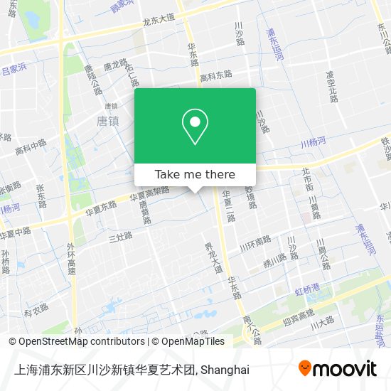 上海浦东新区川沙新镇华夏艺术团 map