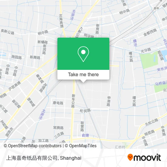 上海嘉奇纸品有限公司 map