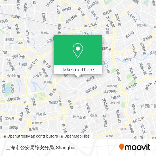 上海市公安局静安分局 map
