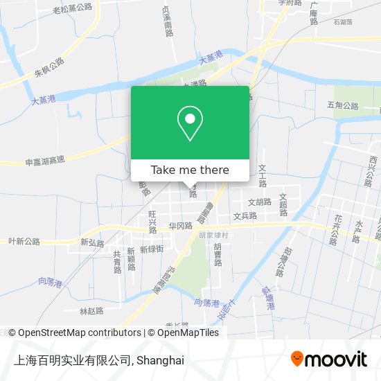 上海百明实业有限公司 map