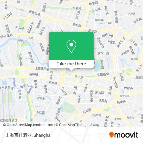 上海百仕酒业 map
