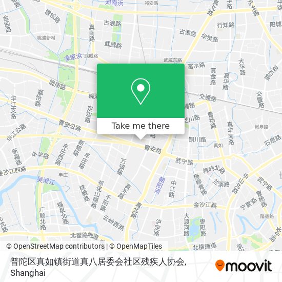 普陀区真如镇街道真八居委会社区残疾人协会 map