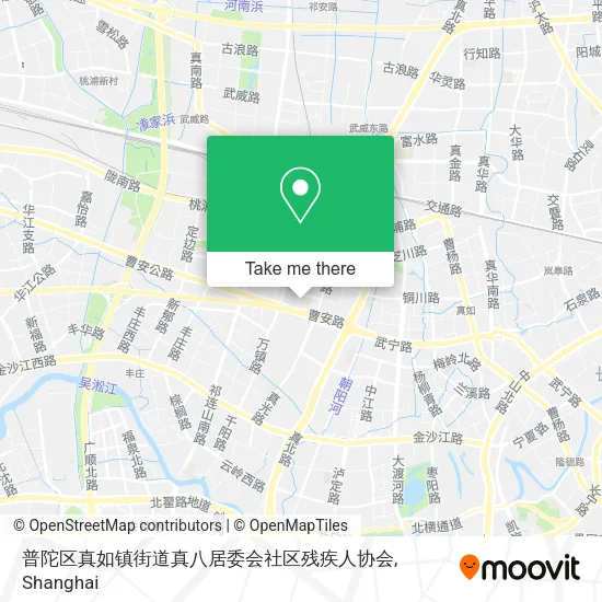普陀区真如镇街道真八居委会社区残疾人协会 map