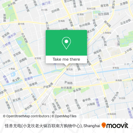 怪兽充电(小龙坎老火锅百联南方购物中心) map