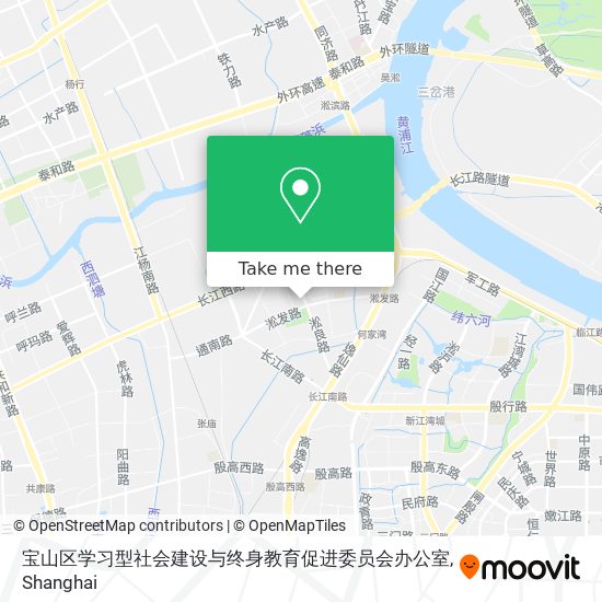 宝山区学习型社会建设与终身教育促进委员会办公室 map