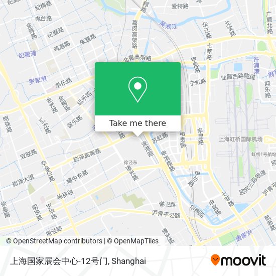 上海国家展会中心-12号门 map