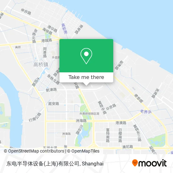 东电半导体设备(上海)有限公司 map