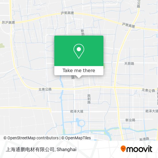 上海通鹏电材有限公司 map
