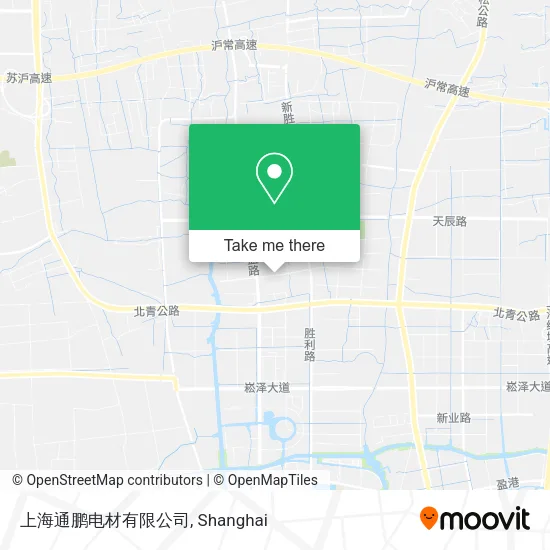 上海通鹏电材有限公司 map