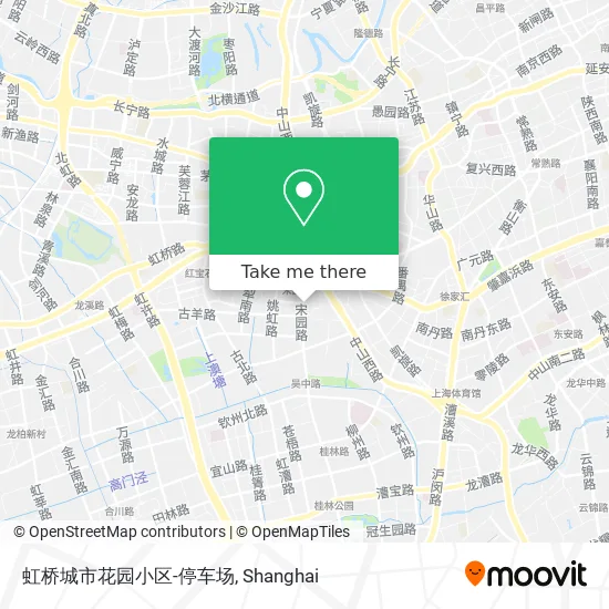 虹桥城市花园小区-停车场 map