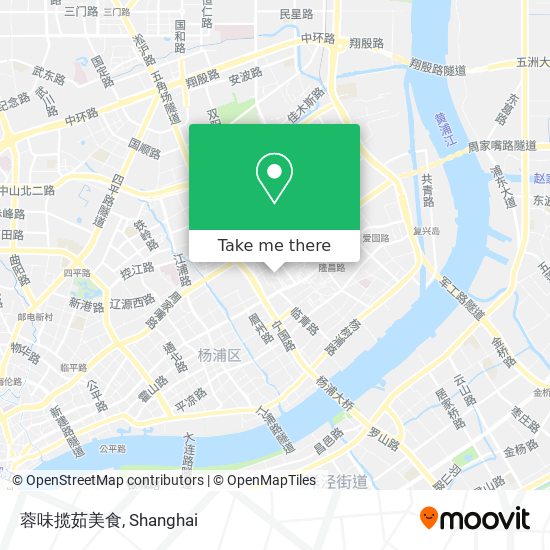 蓉味揽茹美食 map