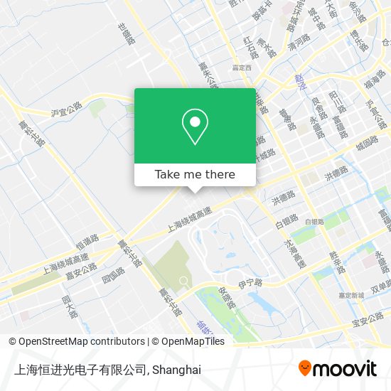 上海恒进光电子有限公司 map