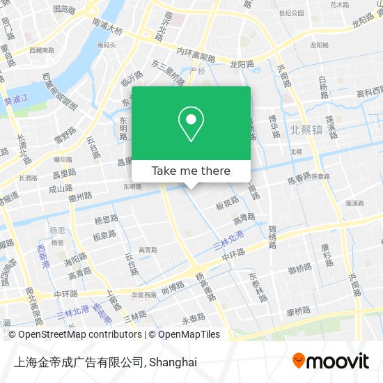 上海金帝成广告有限公司 map