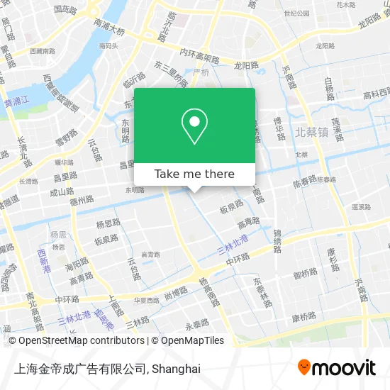 上海金帝成广告有限公司 map