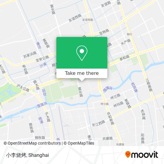 小李烧烤 map