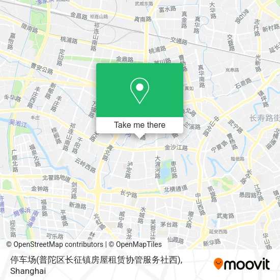停车场(普陀区长征镇房屋租赁协管服务社西) map