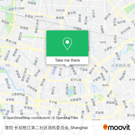 普陀·长征怒江第二社区居民委员会 map