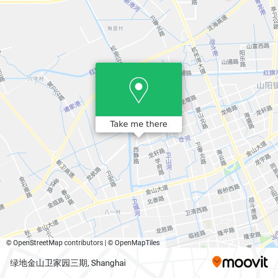 绿地金山卫家园三期 map
