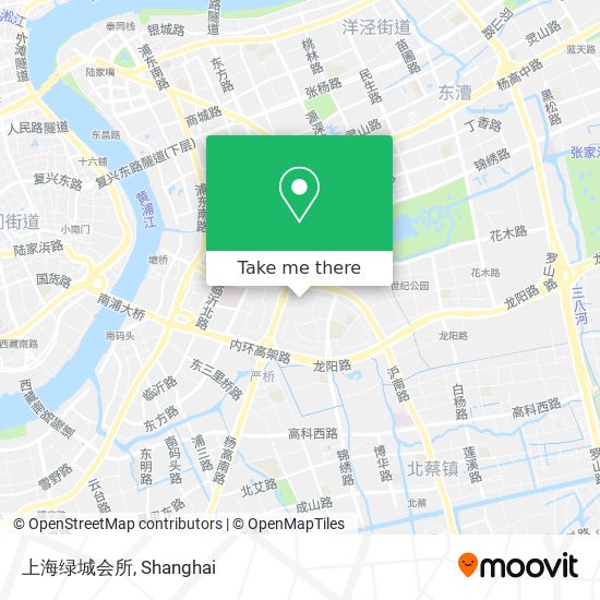 上海绿城会所 map