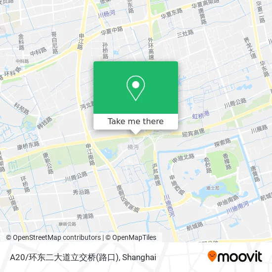 A20/环东二大道立交桥(路口) map
