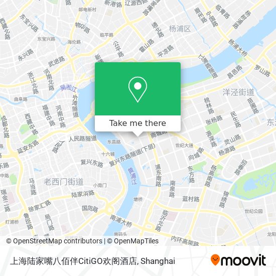 上海陆家嘴八佰伴CitiGO欢阁酒店 map