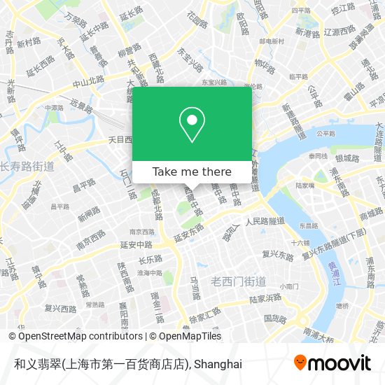 和义翡翠(上海市第一百货商店店) map