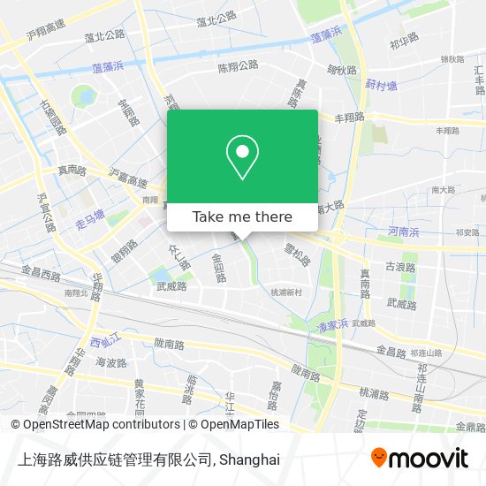 上海路威供应链管理有限公司 map