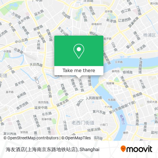 海友酒店(上海南京东路地铁站店) map