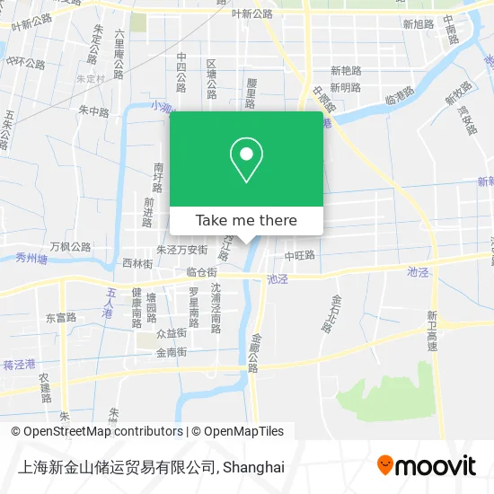上海新金山储运贸易有限公司 map