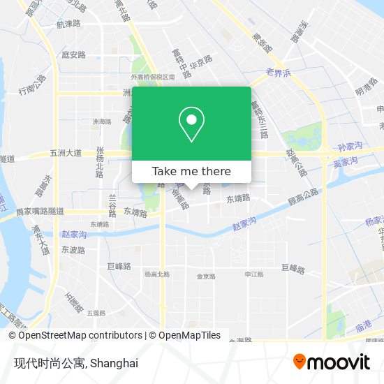 现代时尚公寓 map