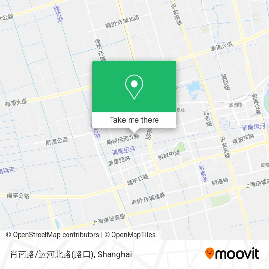 肖南路/运河北路(路口) map