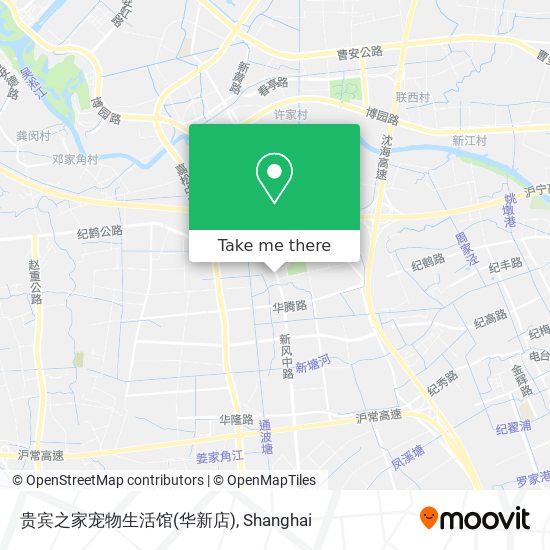 贵宾之家宠物生活馆(华新店) map